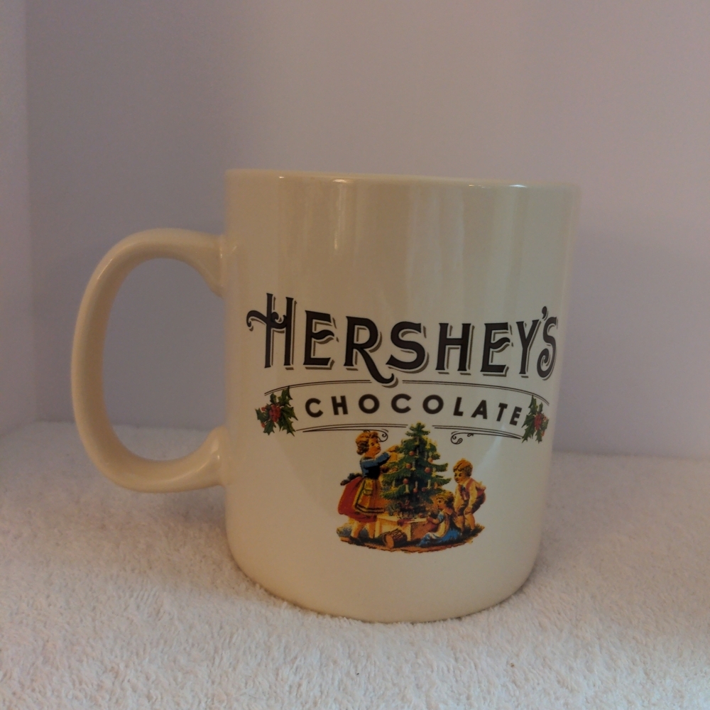 Cream Holiday Mug